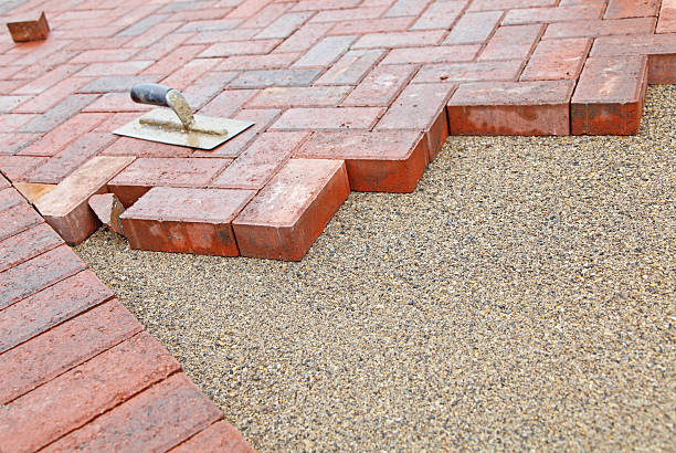 Residential Paver Driveway in Bay City, TX