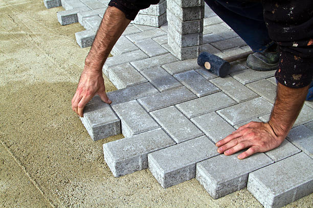 Permeable Paver Driveway in Bay City, TX